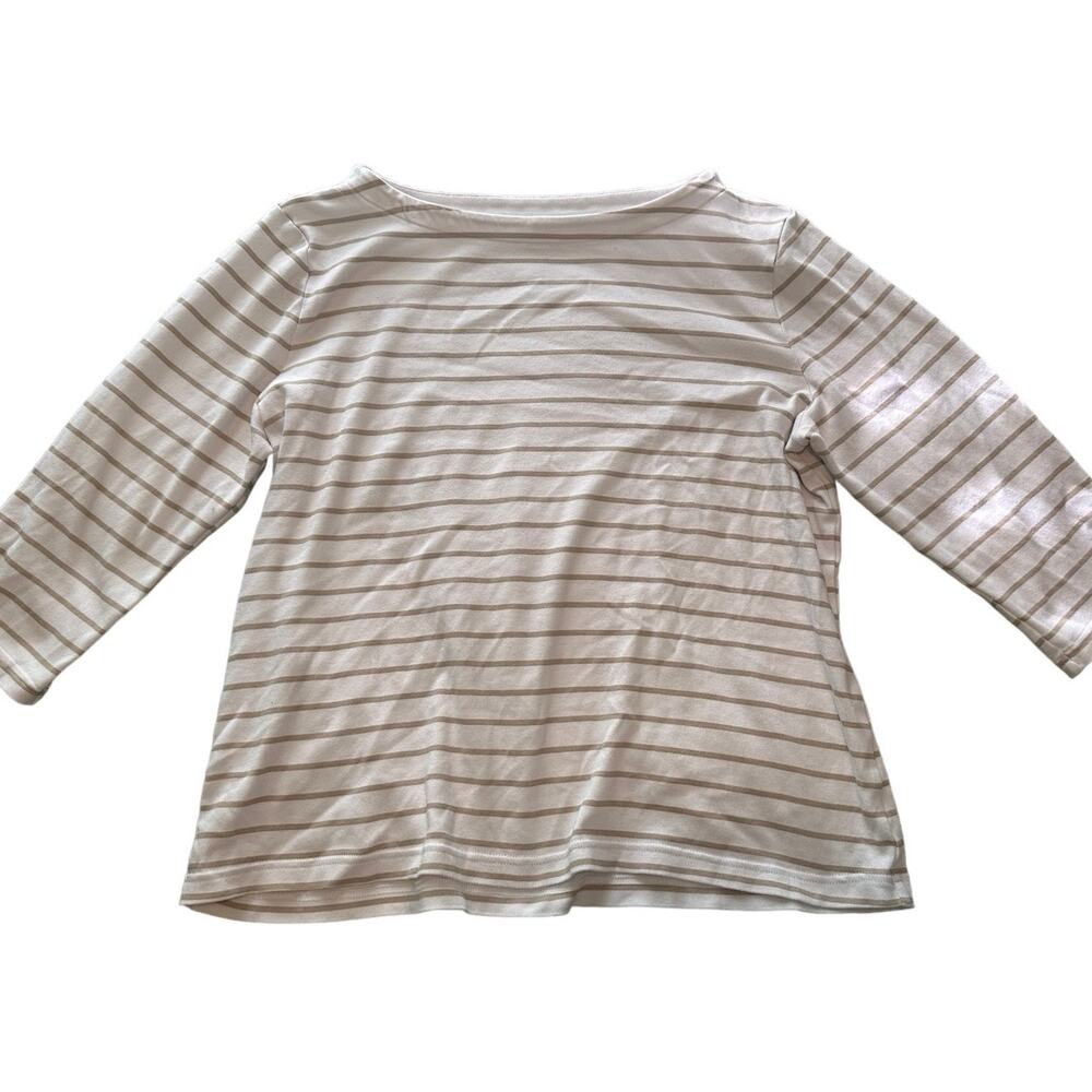 Croft & Barrow - Boat neck shirt size Large